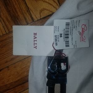 Men's Bally's reversible belt size 36